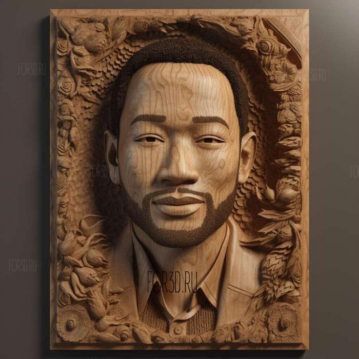 John Legend 2 stl model for CNC